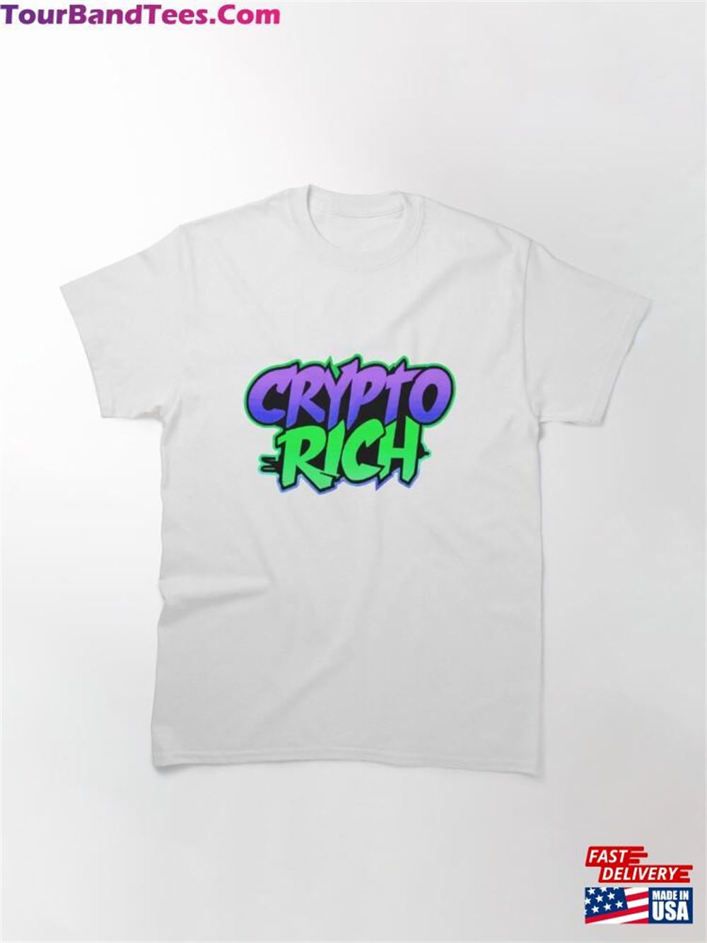 Crypto Rich Purple Green Classic T-Shirt Unisex Sweatshirt 29Uf097722 – Utopia Fashion