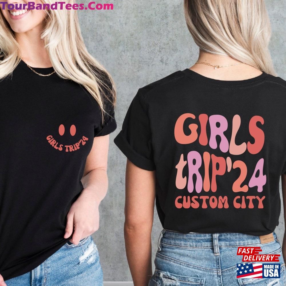 Custom Girls Trip Shirt Personalized Weekend T-Shirt Besties Matching Shirts Classic 29Uf092461 – Utopia Fashion