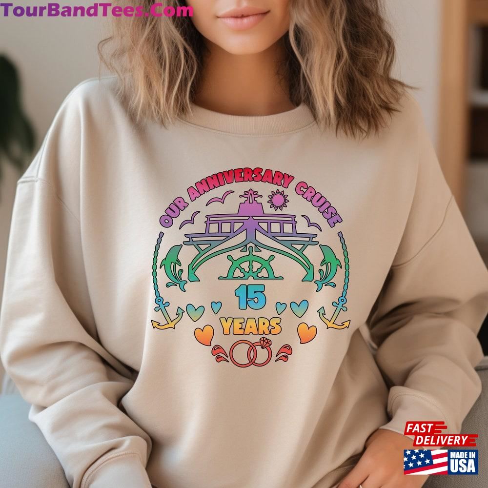 Custom Our Anniversary Cruise Sweatshirt Wedding Gift T-Shirt Personalized Year Classic 29Uf096081 – Utopia Fashion