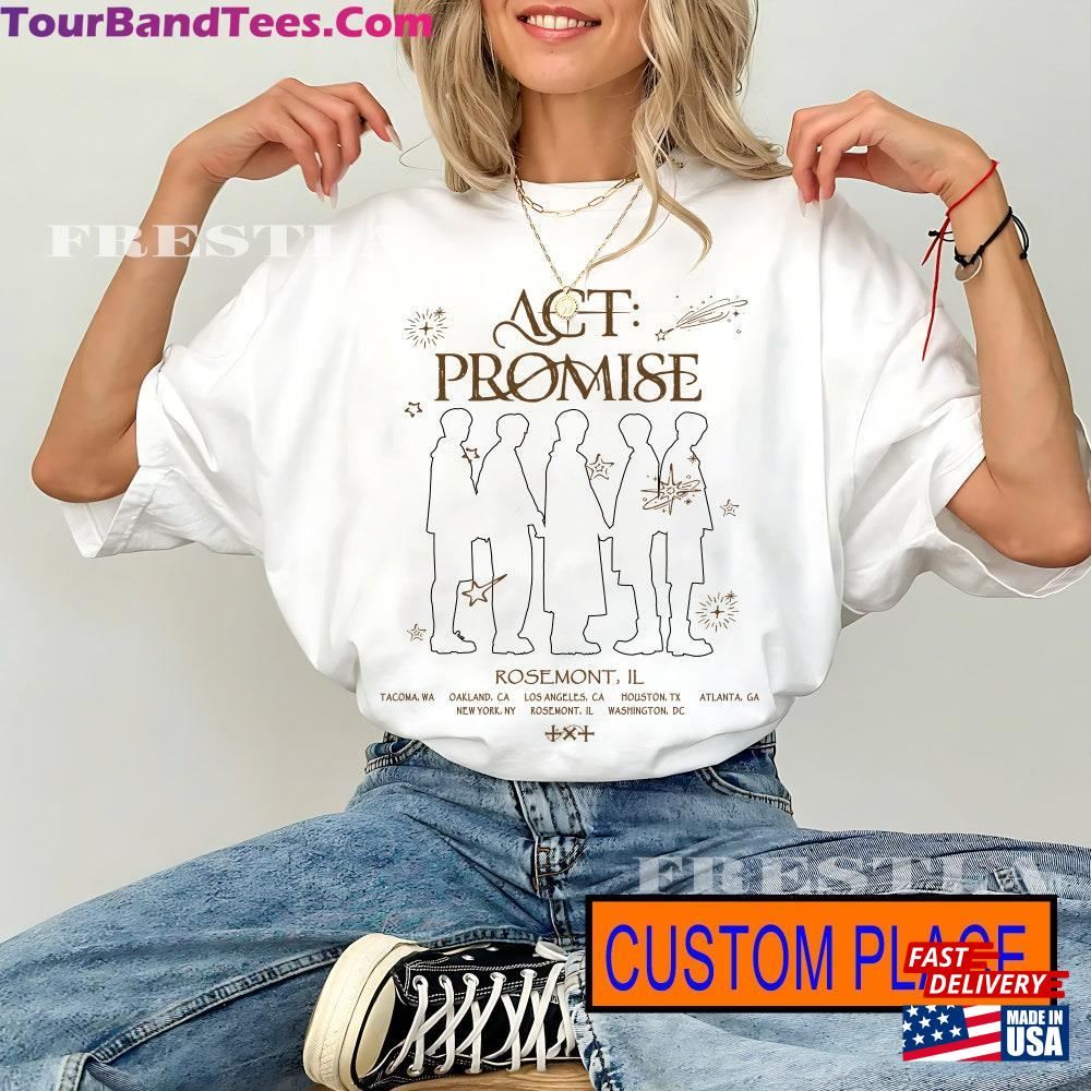 Custom Tx T Tour Act Promise Shirt Tomorrowxtogether Tomorrow Sweatshirt Xt Minisode Classic T-Shirt 29Uf102582 – Utopia Fashion