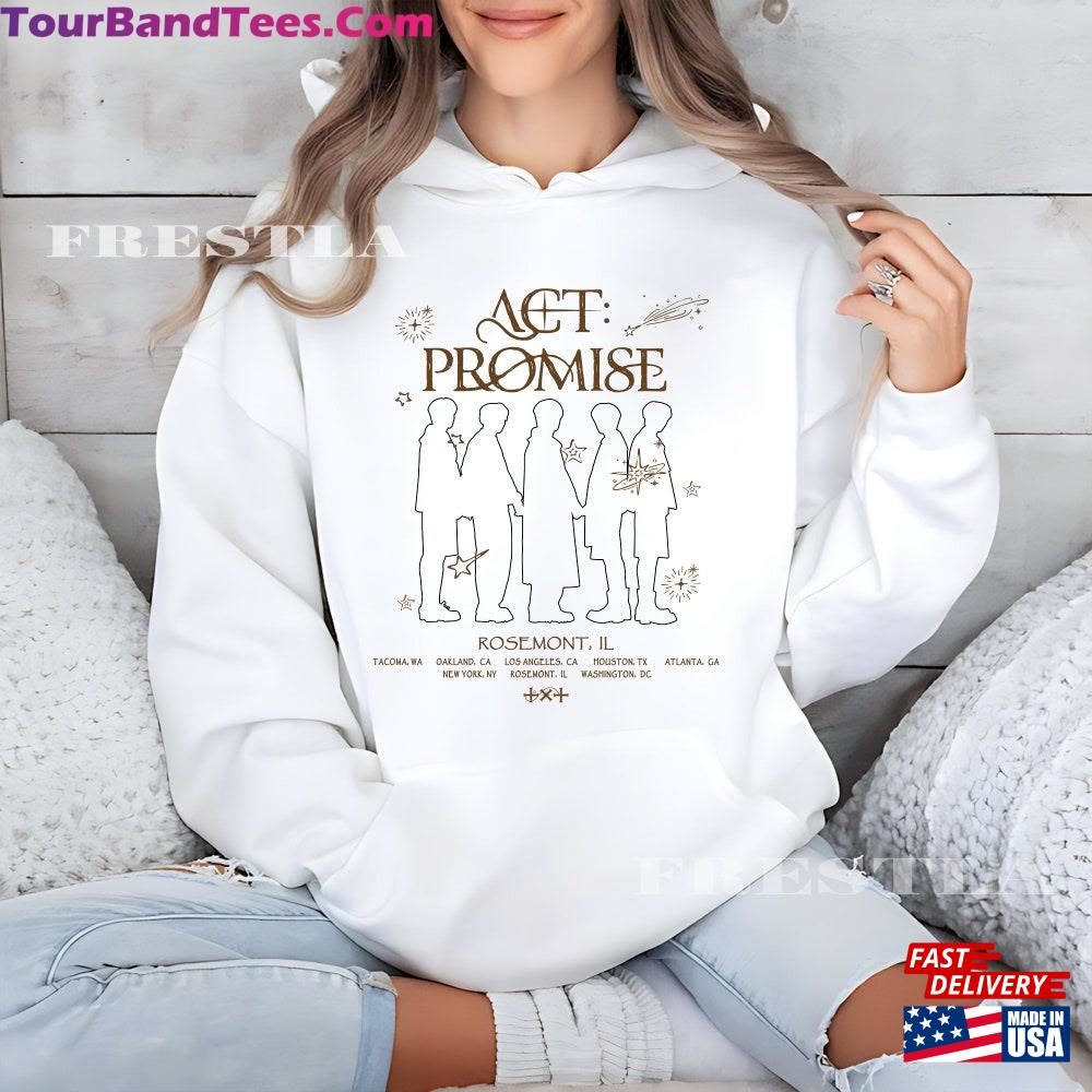 Custom Tx T Tour Act Promise Shirt Tomorrowxtogether Tomorrow Sweatshirt Xt Minisode Classic T-Shirt 29Uf102582 – Utopia Fashion