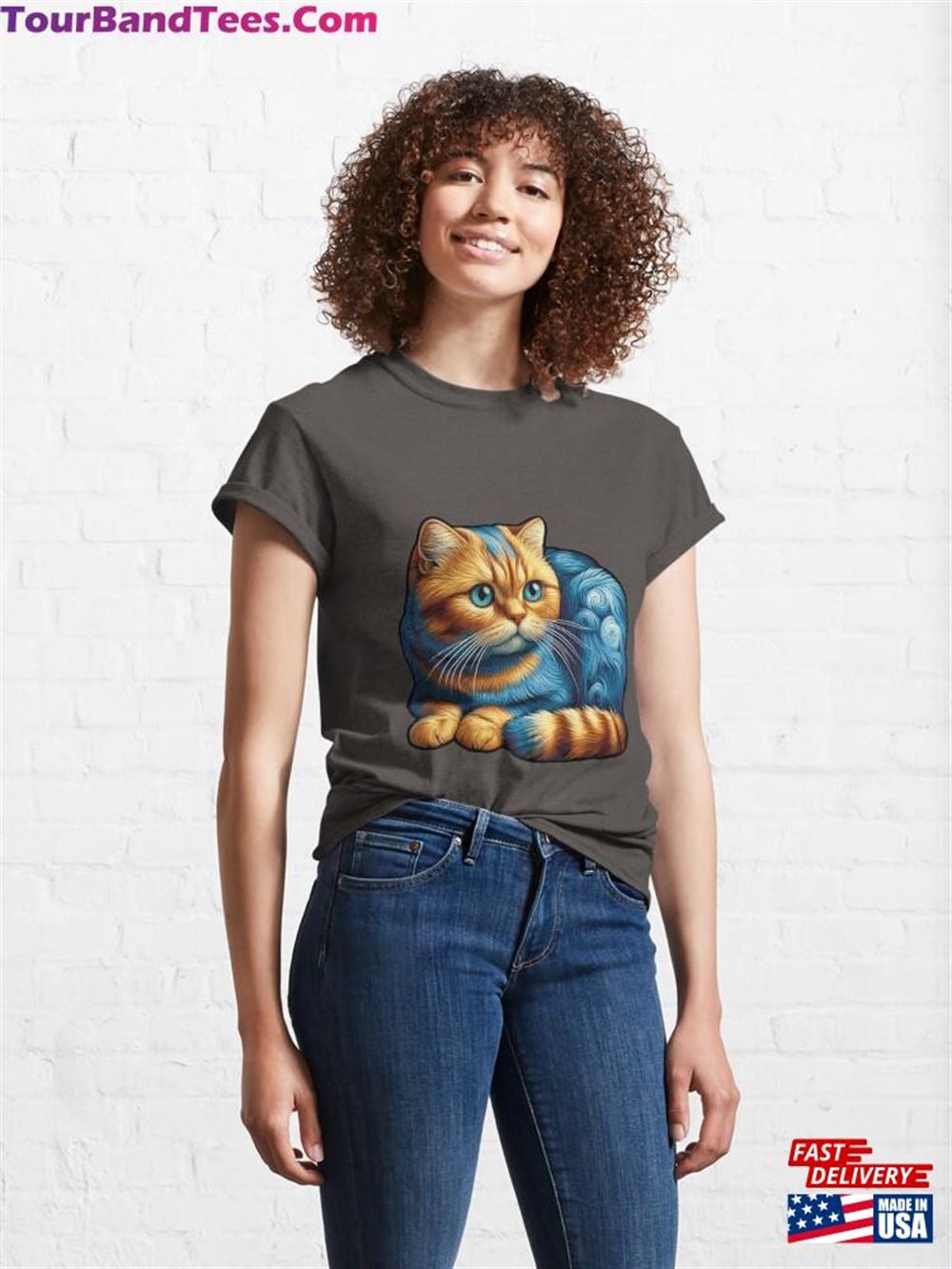 Cute Art Style Persian Cat Classic T-Shirt Sweatshirt 29Uf106090 – Utopia Fashion