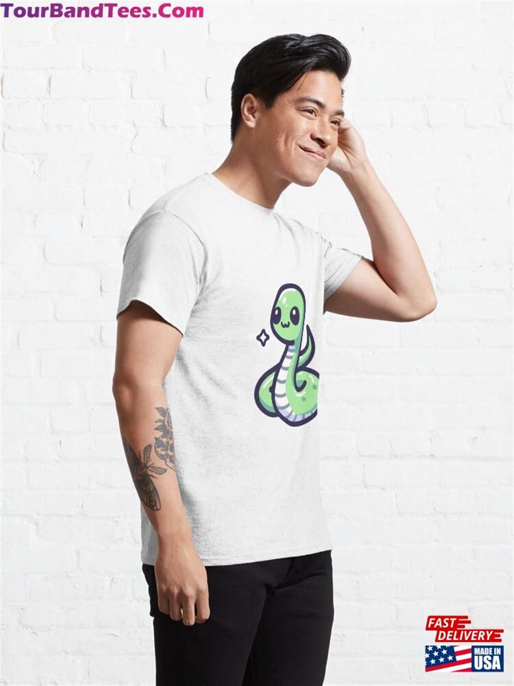 Cute Baby Snake Classic T-Shirt Unisex 29Uf107029 – Utopia Fashion