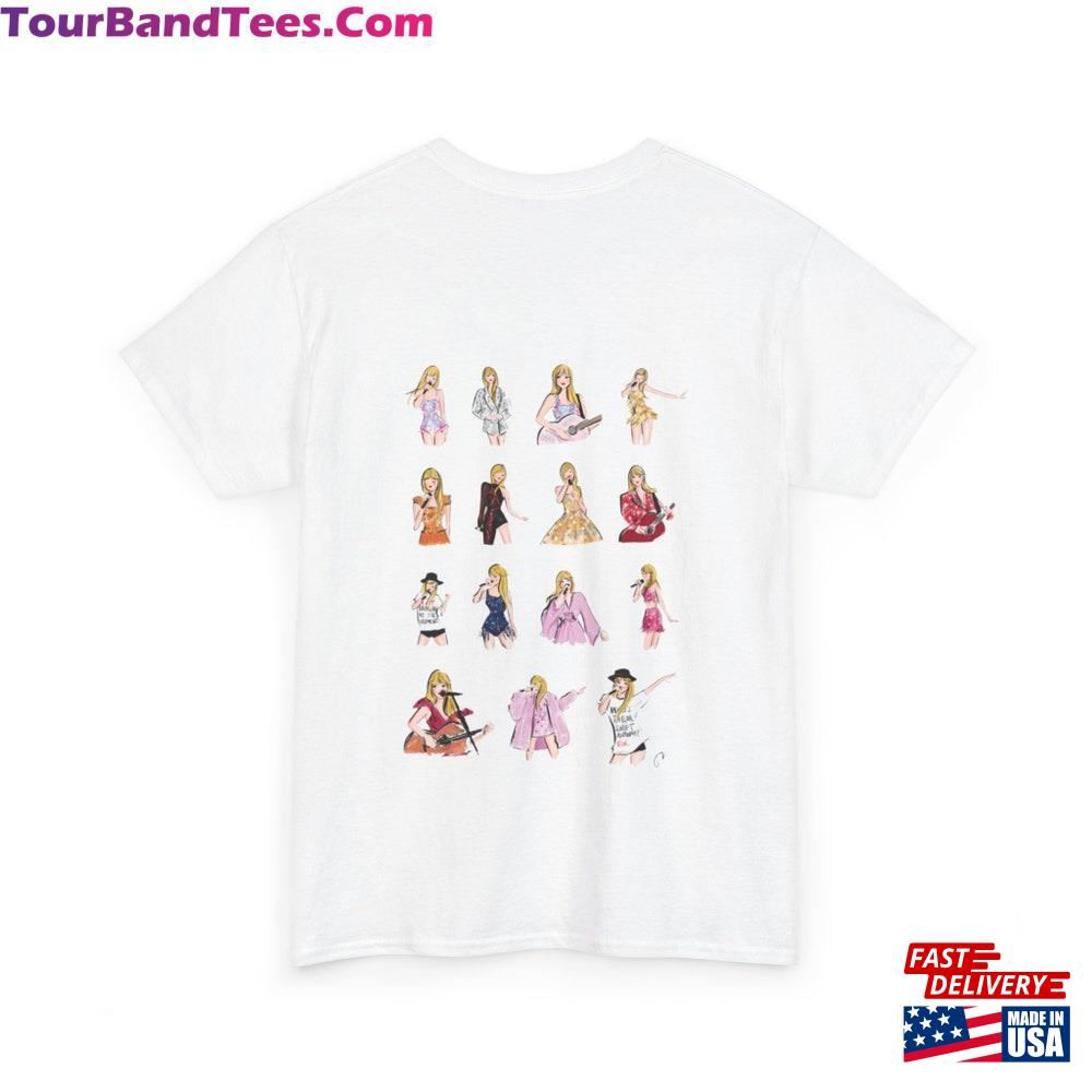 Cute Comfy Taylor Swiftie Eras Tour Oversized T-Shirt White Outfits Dress Classic 29Uf117237 – Utopia Fashion