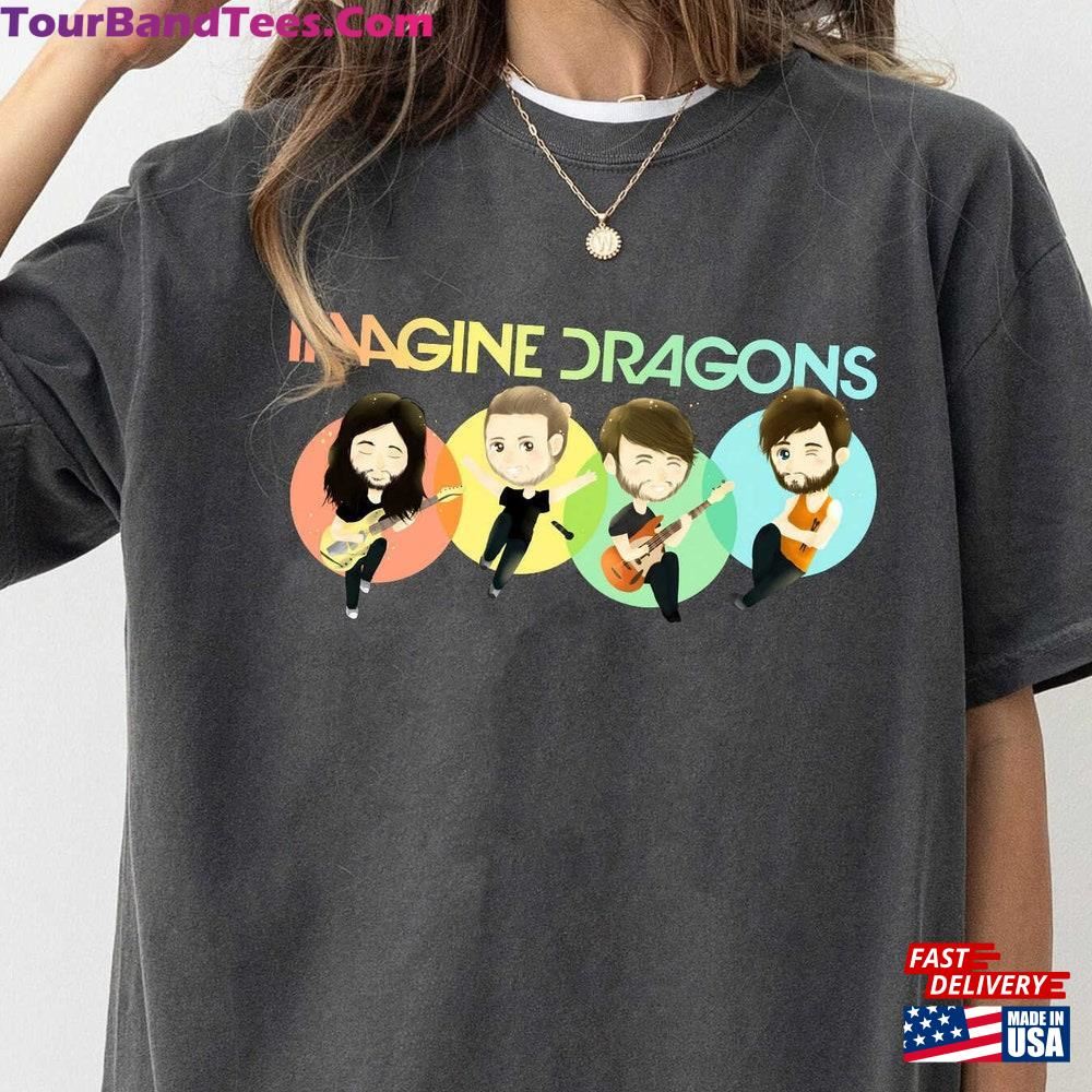 Cute Imagine Dragons Member Chibi Art Shirt T-Shirt Tour Merch Unisex Classic 29Uf092375 – Utopia Fashion