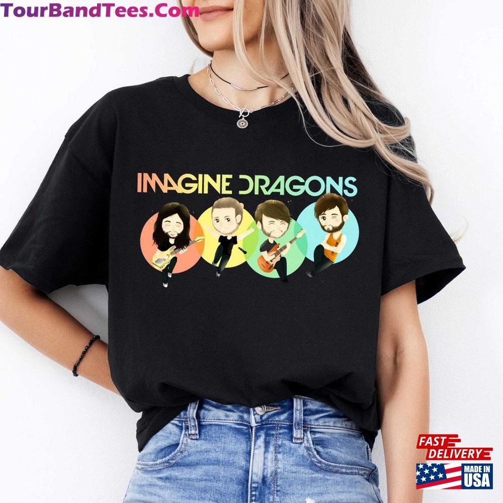 Cute Imagine Dragons Member Chibi Art Shirt T-Shirt Tour Merch Unisex Classic 29Uf092375 – Utopia Fashion