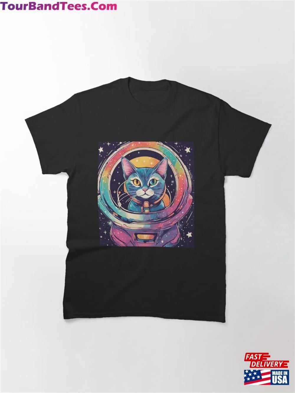 Cute Young Cat Looks At You From The Astronaut Suit Classic T-Shirt Unisex Sweatshirt 29Uf102197 – Utopia Fashion