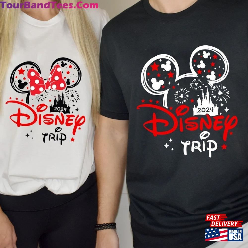 D I S N E Y Trip Castle Family Matching Shirts Mikey And Minnie Vacation Outfit T-Shirt Classic 29Uf096552 – Utopia Fashion