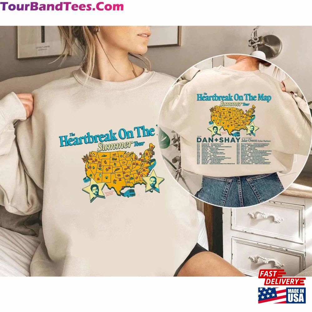 Dan And Shay Tour Heartbreak On The Map Shirt + Band Summer Sweatshirt Unisex 29Uf092128 – Utopia Fashion