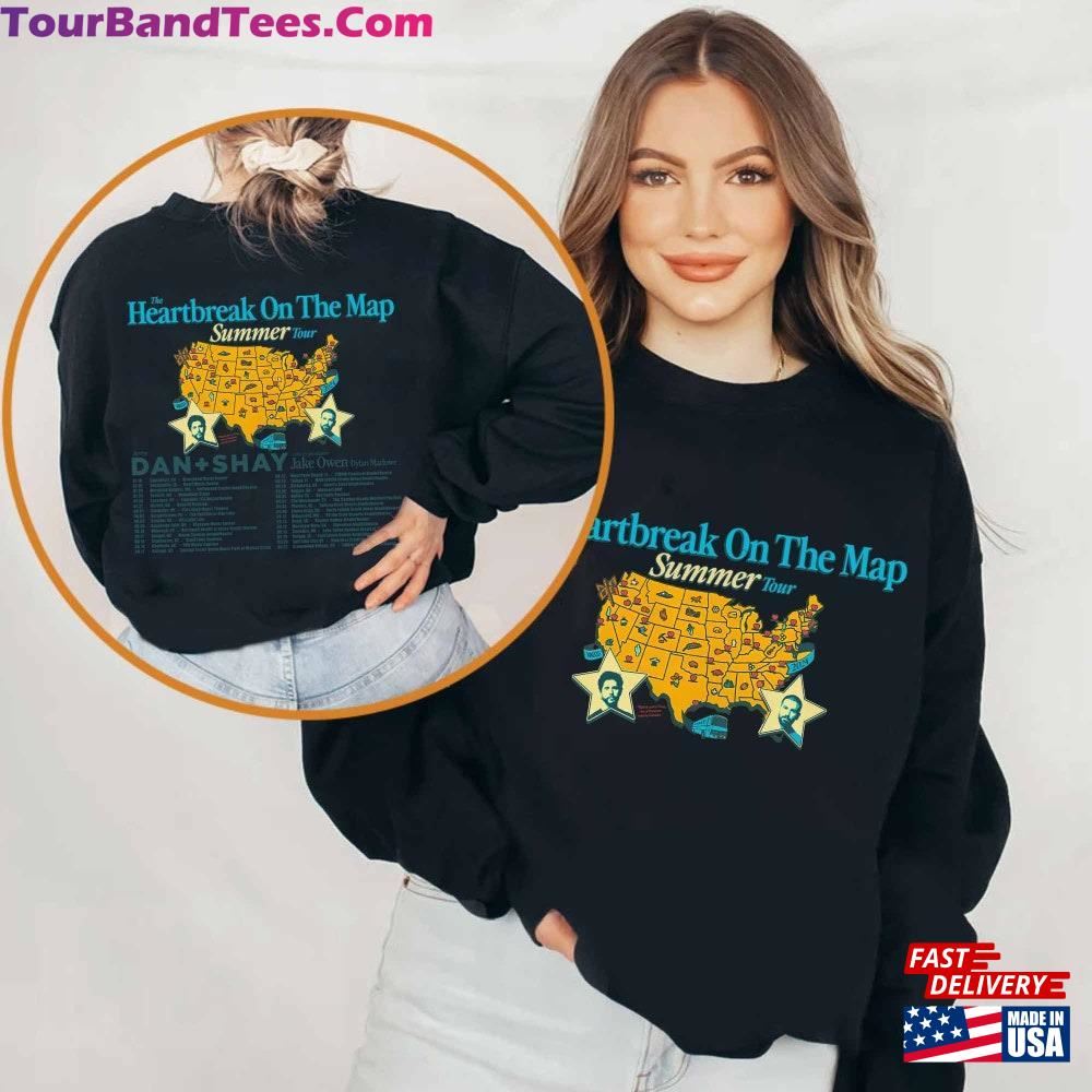 Dan And Shay Tour Heartbreak On The Map Shirt + Band Summer Sweatshirt Unisex 29Uf092128 – Utopia Fashion