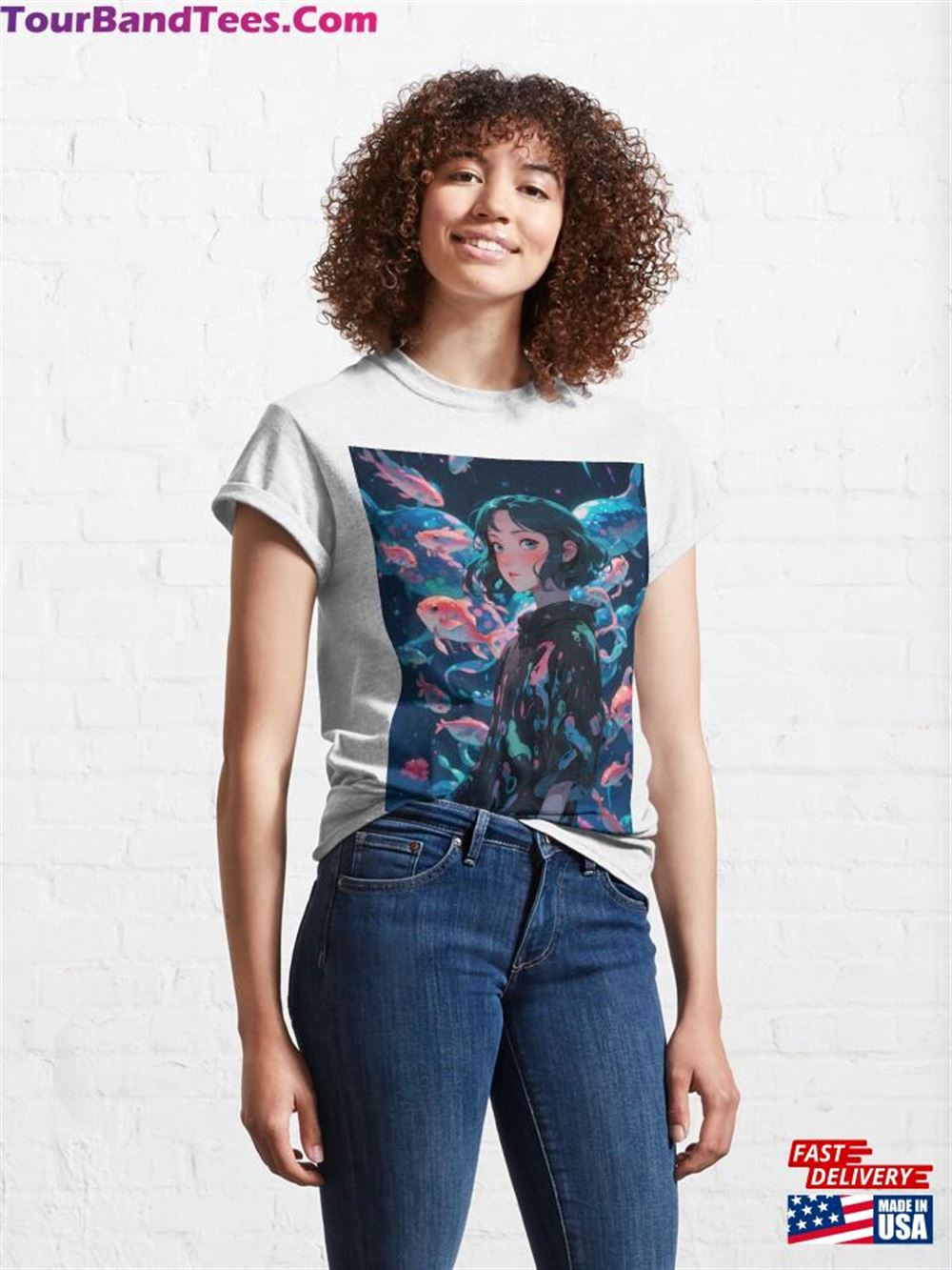 Dark Anime Underwater Girl Classic T-Shirt Unisex 29Uf111793 – Utopia Fashion