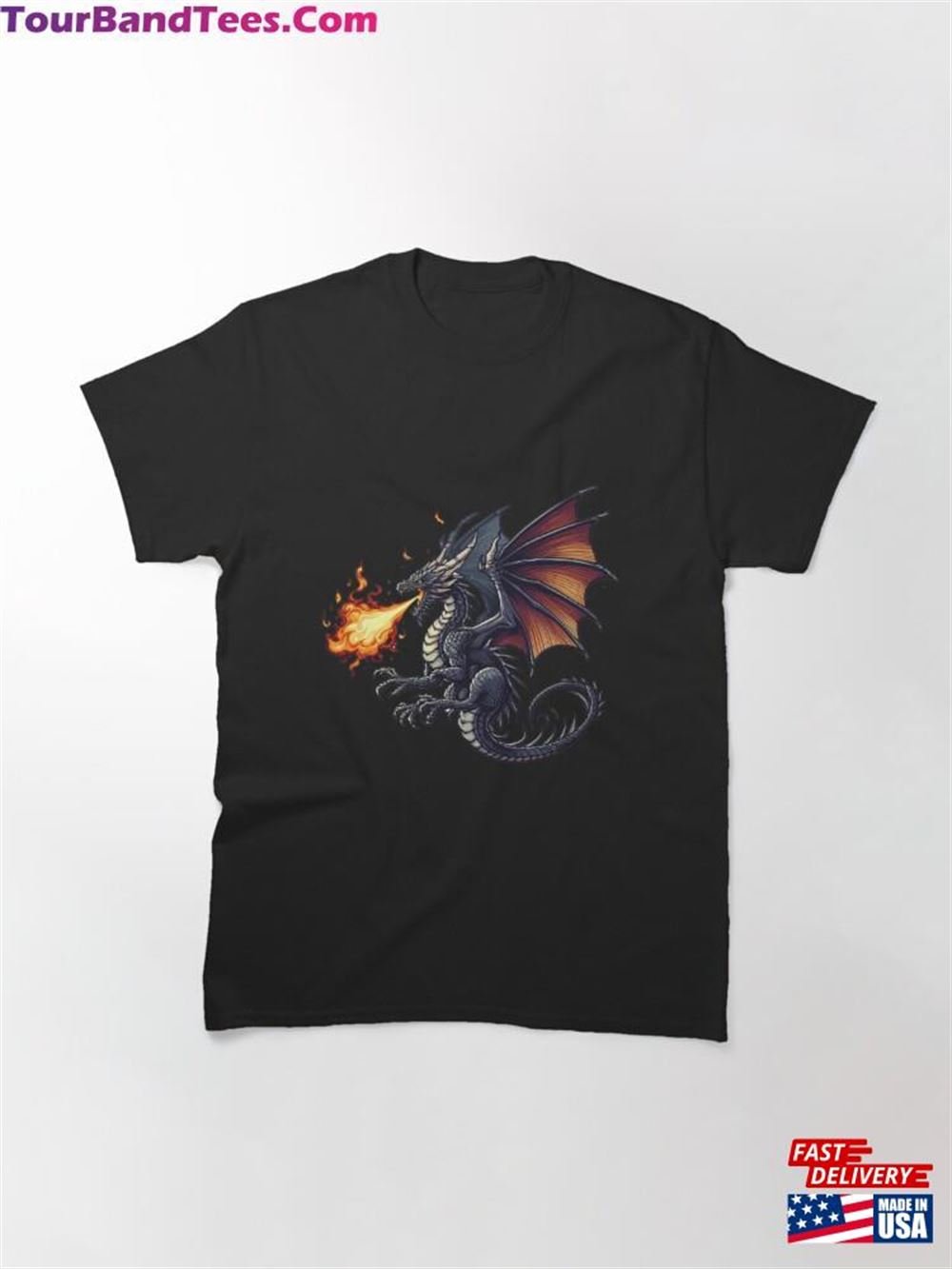 Dark Fantasy Dragon Classic T-Shirt Hoodie 29Uf116198 – Utopia Fashion