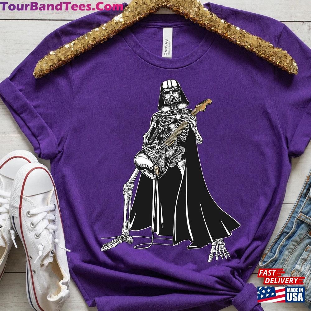 Darth Vader Skeleton Playing Guitar Comfort Colors Shirt Star Wars Halloween Party Rock And Roll Band T-Shirt Sweatshirt 29Uf097809 – Utopia Fashion