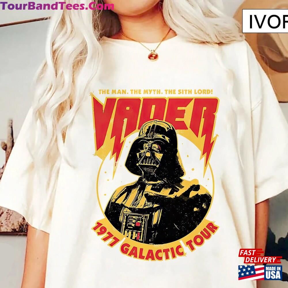 Darth Vader The Man Myth Sith Lord Galactic Tour Shirt Retro Star Wars T-Shirt Hollywood Studios Unisex Classic 29Uf116323 – Utopia Fashion