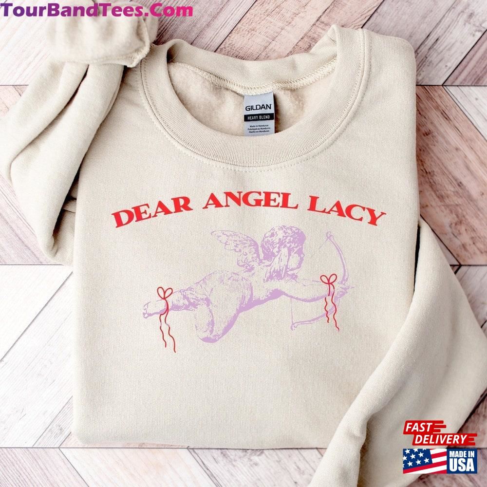 Dear Angel Lacy Sweatshirt Olivia Rodrigo The Guts World Tour Merch Unisex Classic 29Uf102732 – Utopia Fashion