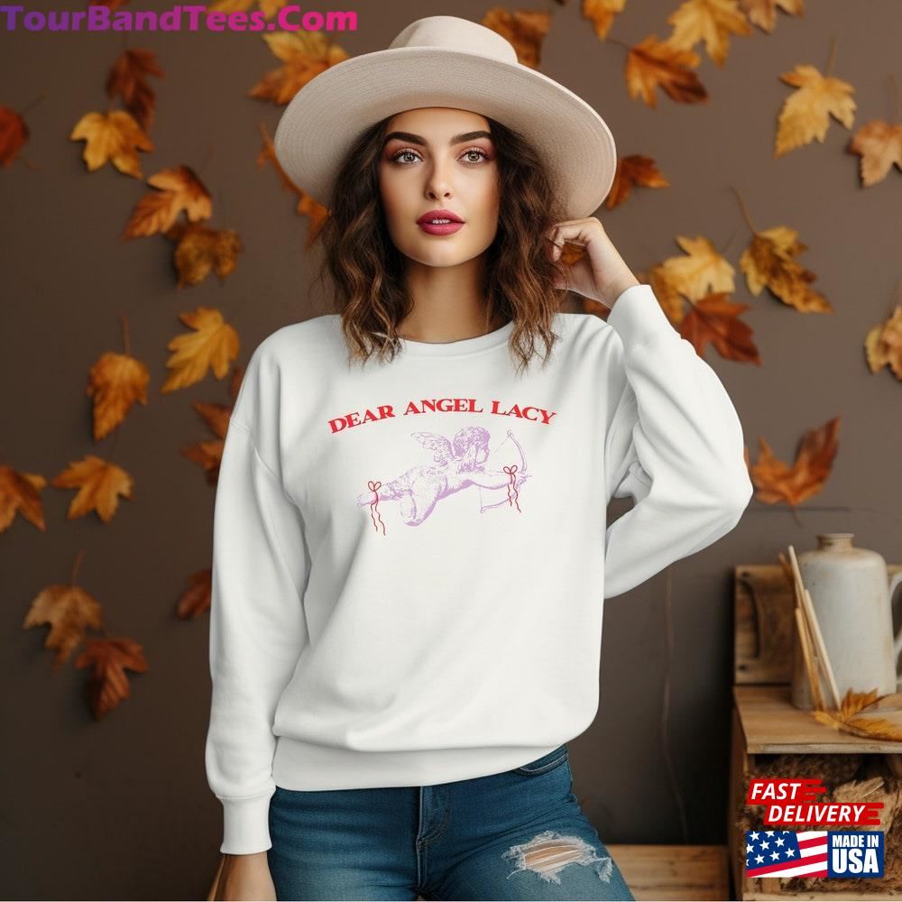 Dear Angel Lacy Sweatshirt Olivia Rodrigo The Guts World Tour Merch Unisex Classic 29Uf102732 – Utopia Fashion