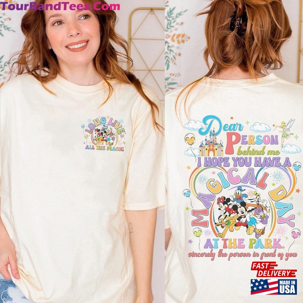 Dear Person Behind Me Shirt Mickey And Friends I Hope You Have A Magical Day At The Park Sweatshirt Classic 29Uf096754 – Utopia Fashion