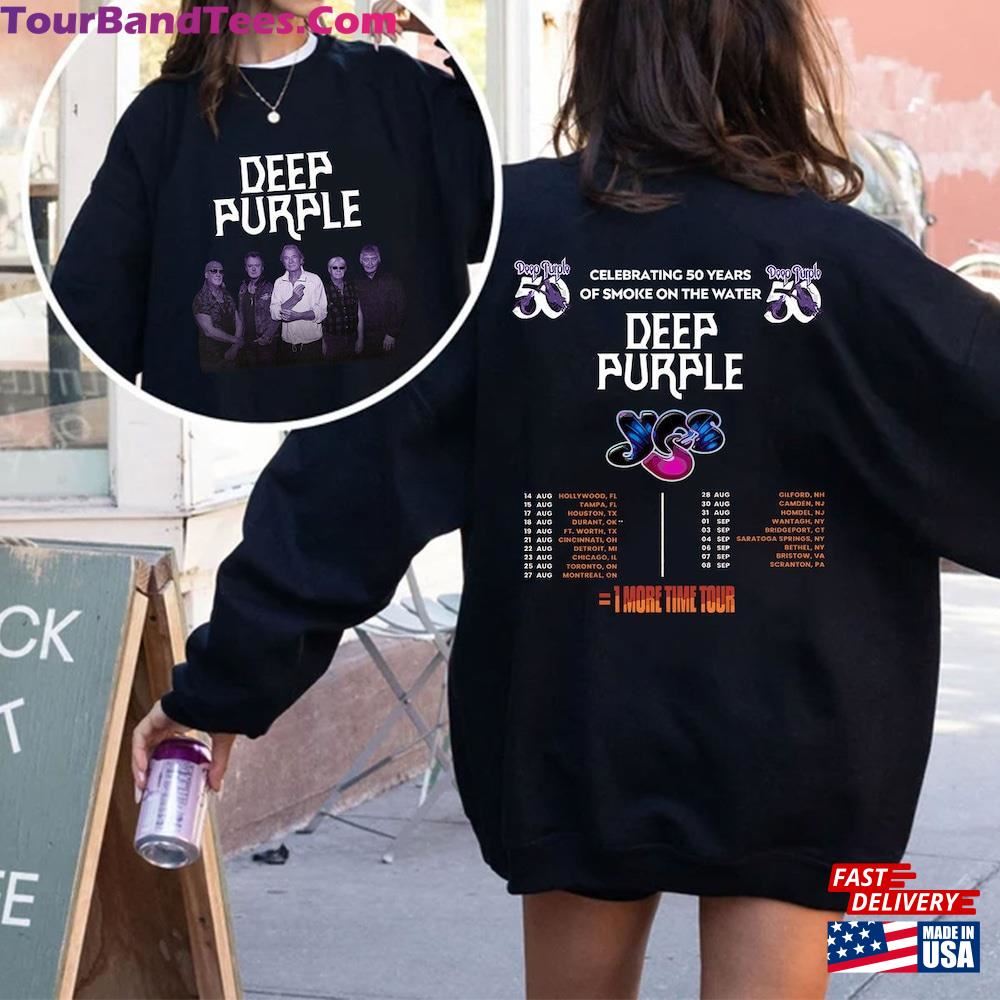 Deep Purple = More Time Tour Shirt Concert Rock Band Classic T-Shirt 29Uf106409 – Utopia Fashion