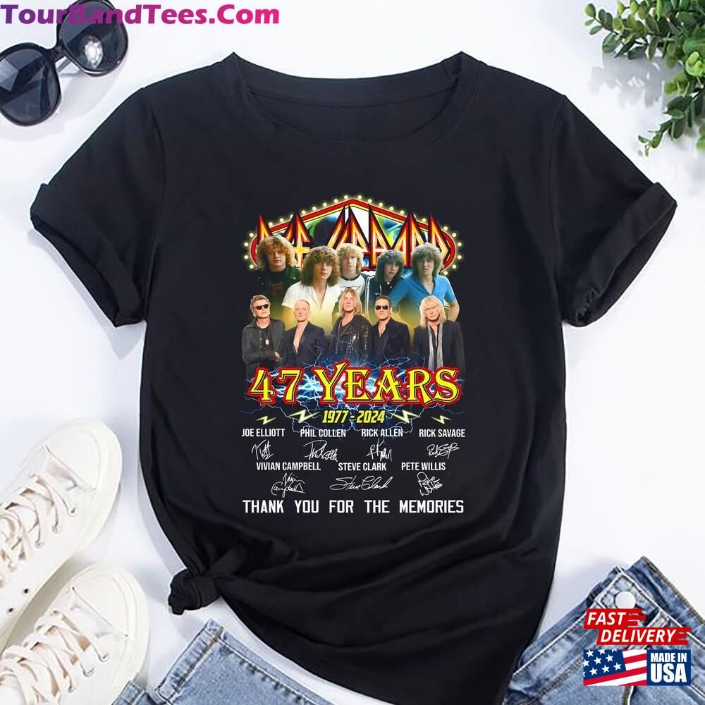 Def Leppard Years Singature T-Shirt Band Shirt 90S Vintage Unisex 29Uf115838 – Utopia Fashion