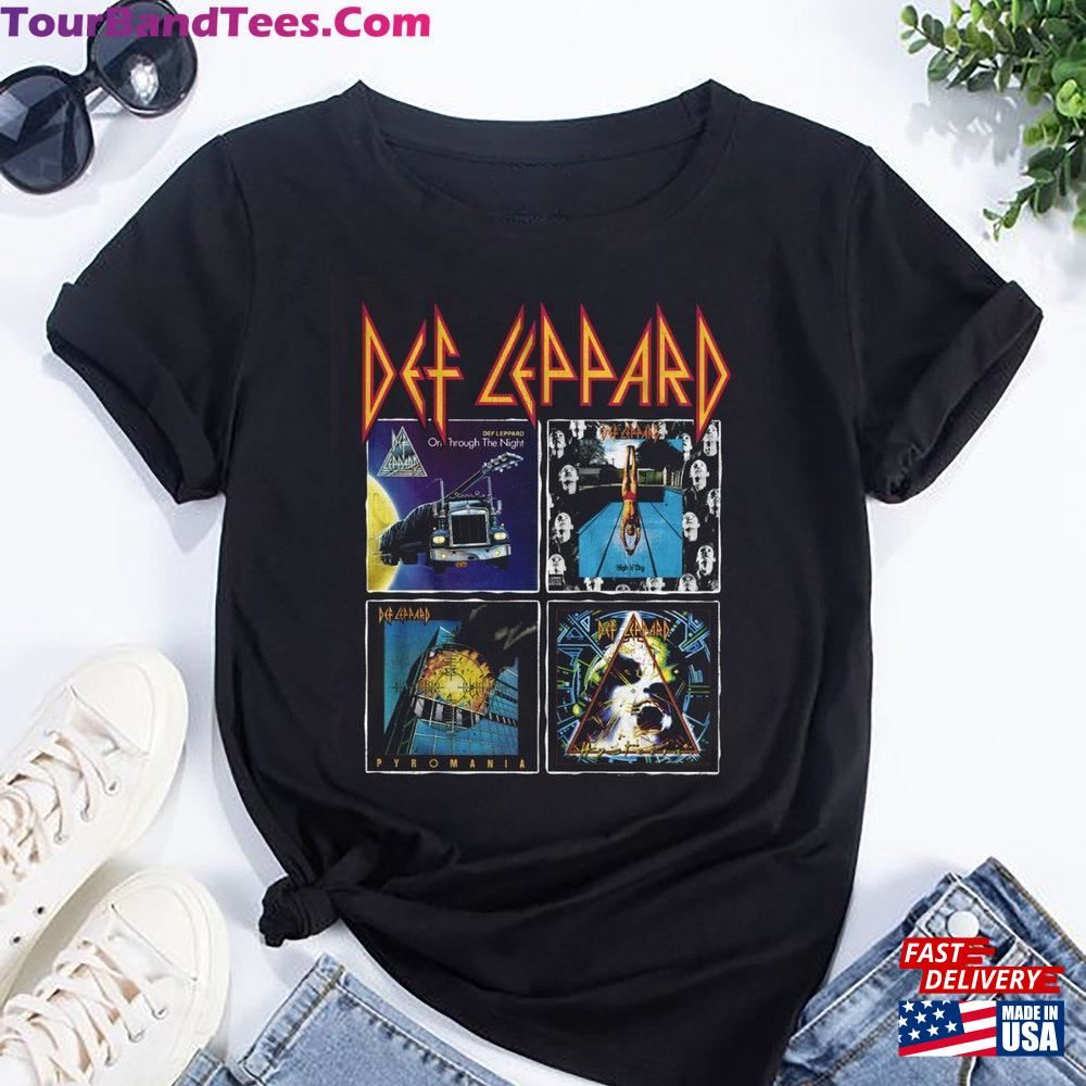 Def Leppard Albums T-Shirt Band Shirt 90S Vintage Hoodie Unisex 29Uf101135 – Utopia Fashion