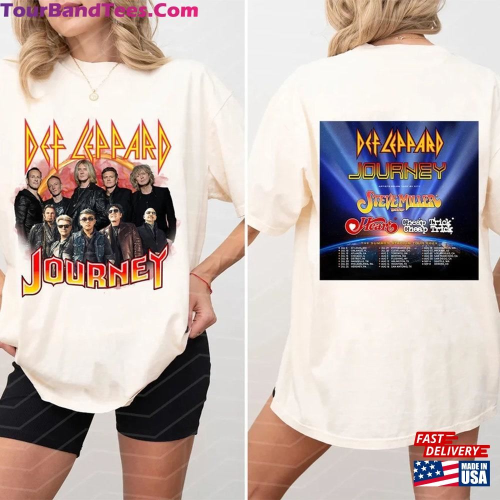 Def Leppard And Journey Tour Shirt The Summer Stadium Fan Unisex Hoodie 29Uf096998 – Utopia Fashion