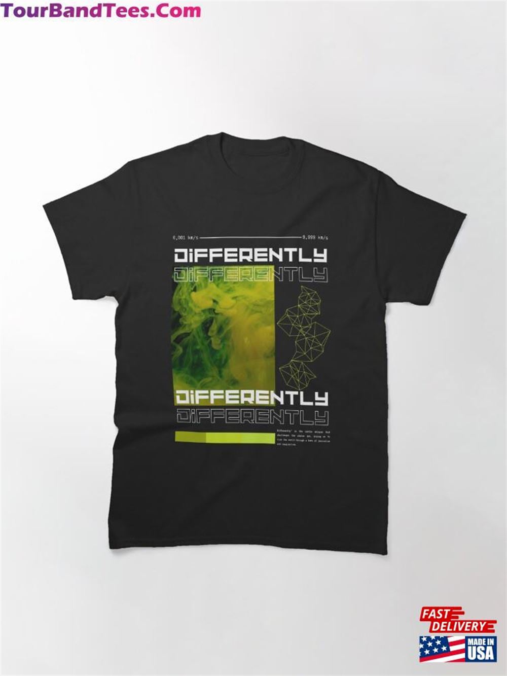 Differently Green Background Classic T-Shirt Hoodie 29Uf106928 – Utopia Fashion