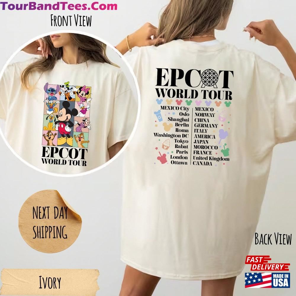 Disney Epcot World Tour Shirt Comfort Colors Vacation Family Matching Shirts T-Shirt Sweatshirt 29Uf107131 – Utopia Fashion