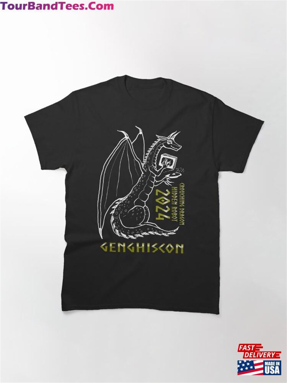 Dragon Sitting On A Treasure Classic T-Shirt 29Uf116804 – Utopia Fashion