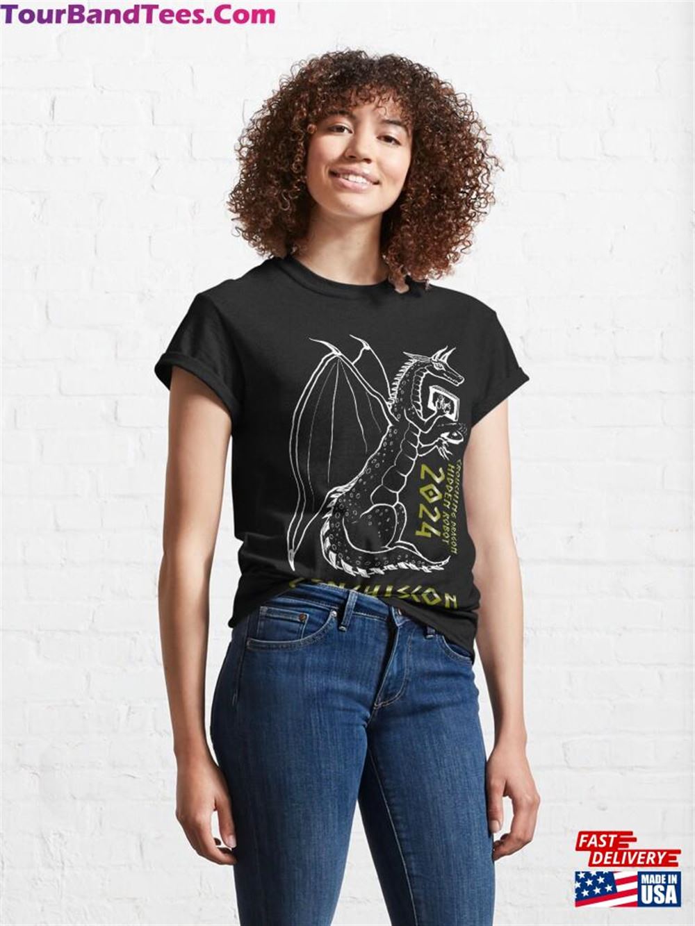 Dragon Sitting On A Treasure Classic T-Shirt 29Uf116804 – Utopia Fashion