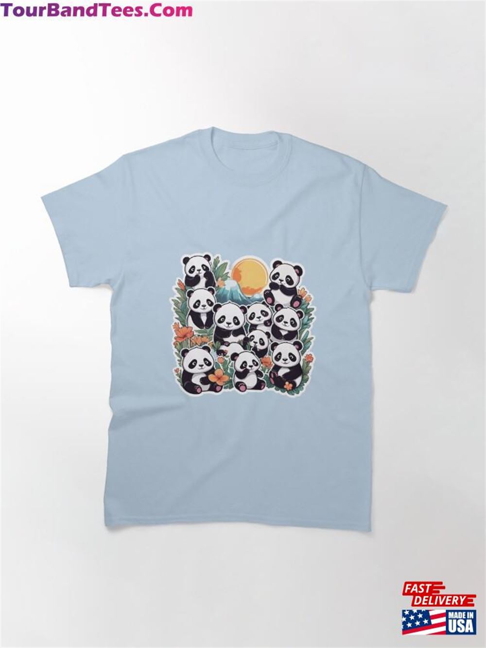 Dreaming Pandas Sticker Collage Full Of Imagination And Creativity Classic T-Shirt Hoodie 29Uf106793 – Utopia Fashion