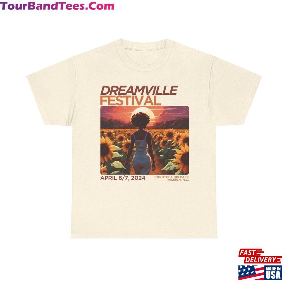 Dreamville Dorothea Dix Park Sunflower Field Raleigh Nc Graphic Festival Tee Lineup J Cole Nicki Minaj Sza Concert Merch Hoodie Sweatshirt 29Uf115766 – Utopia Fashion