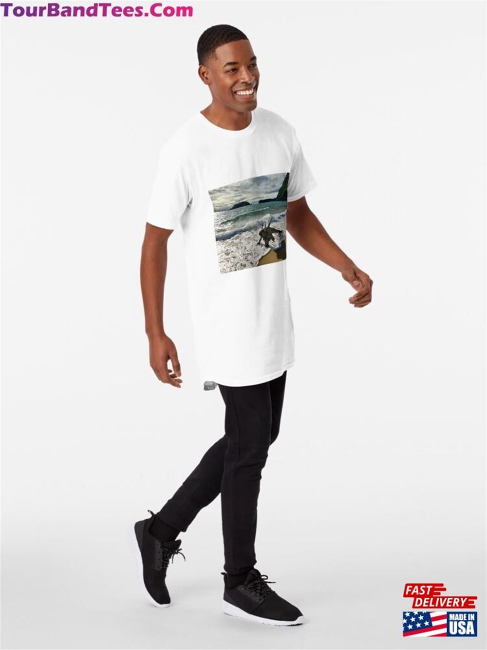 Driftwood’Sea Monster’In The Surf Long T-Shirt Unisex 29Uf117123 – Utopia Fashion