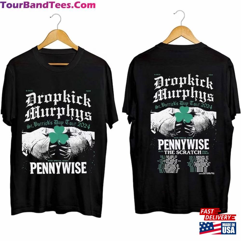 Dropkick Murphys St Patrick S Day Tour Shirt Band Fan Concert T-Shirt Hoodie 29Uf102282 – Utopia Fashion