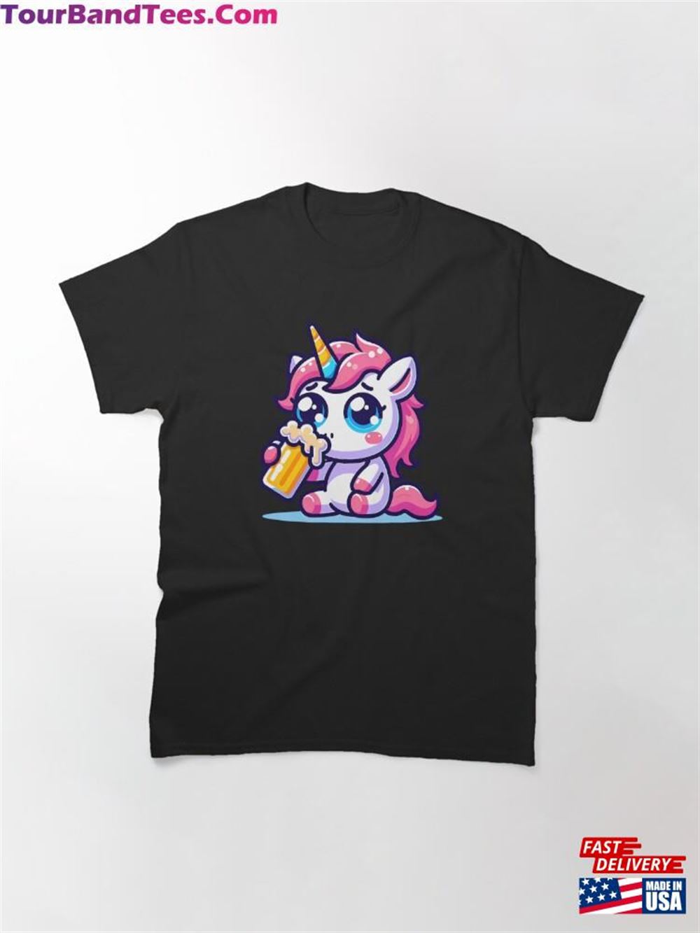 Drunk Unicorn Classic T-Shirt Hoodie Sweatshirt 29Uf106470 – Utopia Fashion