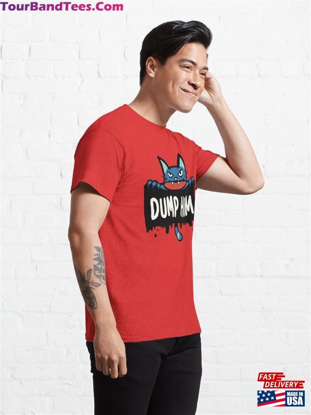 Dump Him Classic T-Shirt Unisex 29Uf092053 – Utopia Fashion