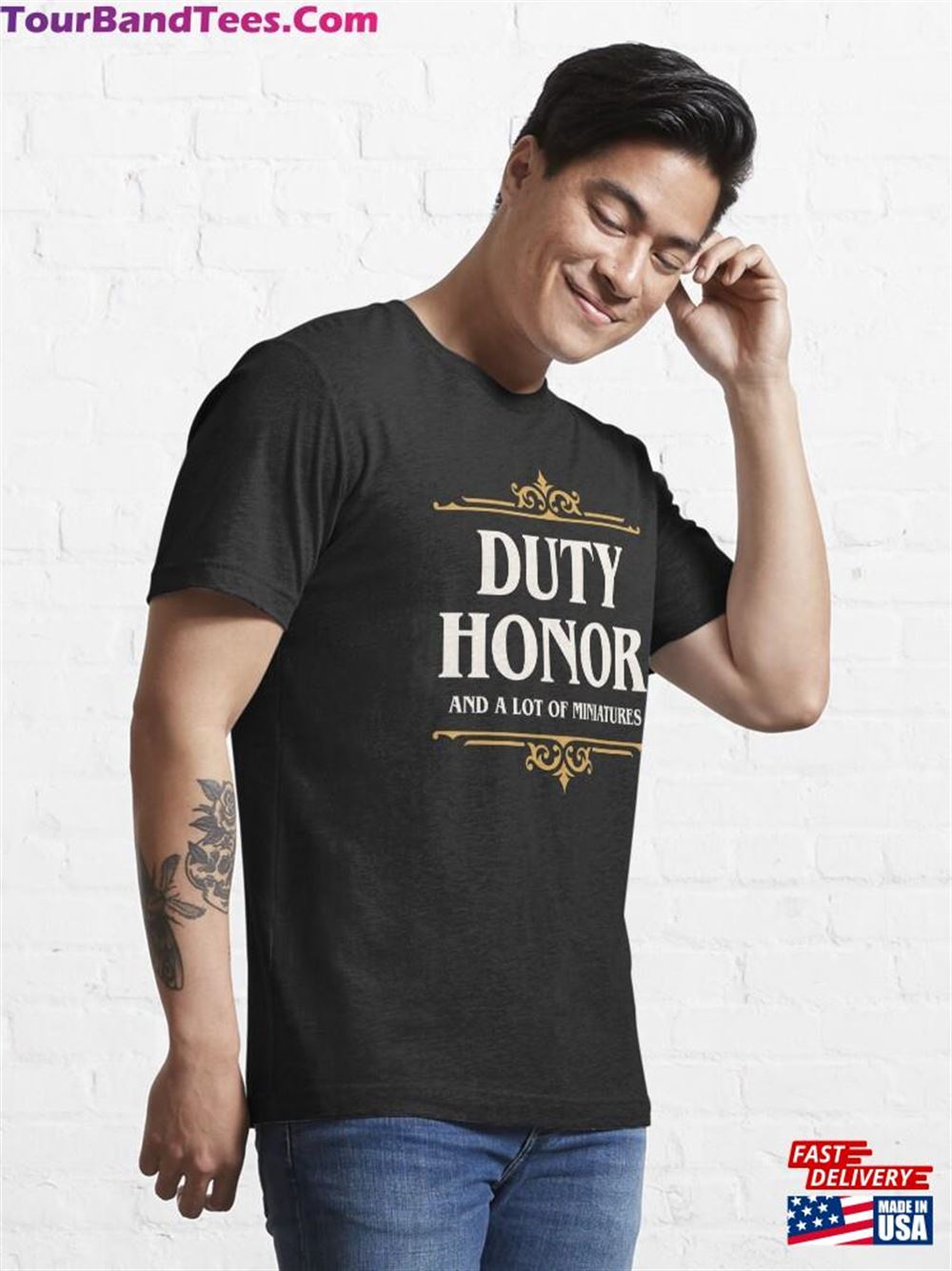 Duty Honor And A Lot Of Miniatures Funny Wargaming Essential T-Shirt Classic Hoodie 29Uf092869 – Utopia Fashion