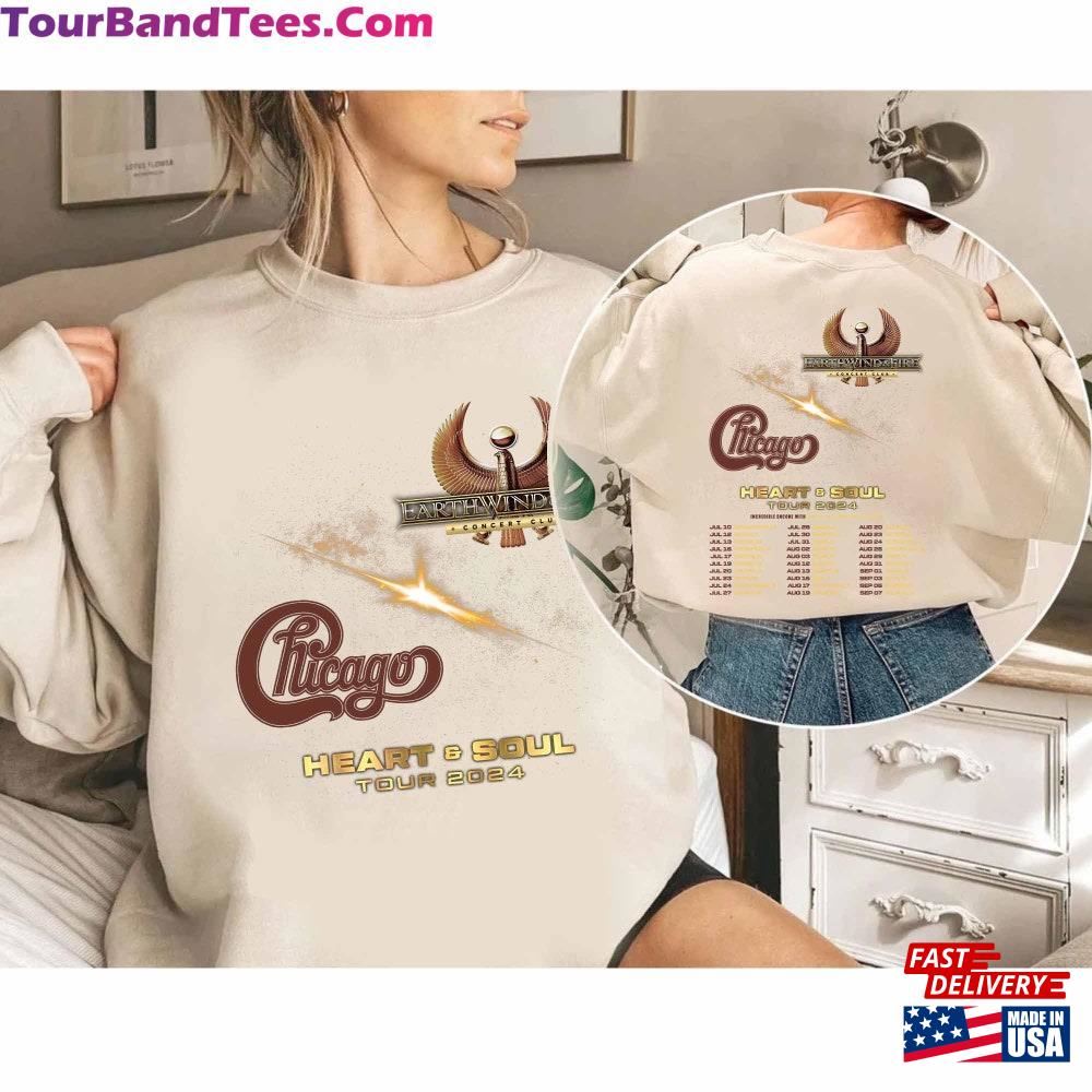 Earth Wind And Fire Chicago Heart Amp Soul Tour Shirt Sweatshirt T-Shirt 29Uf112884 – Utopia Fashion