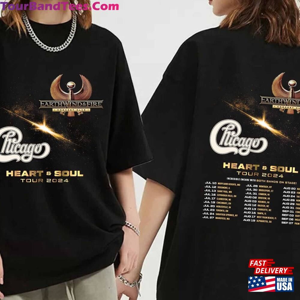 Earth Wind And Fire Chicago Tour Shirt Heart Amp Soul Sweatshirt Classic 29Uf106937 – Utopia Fashion