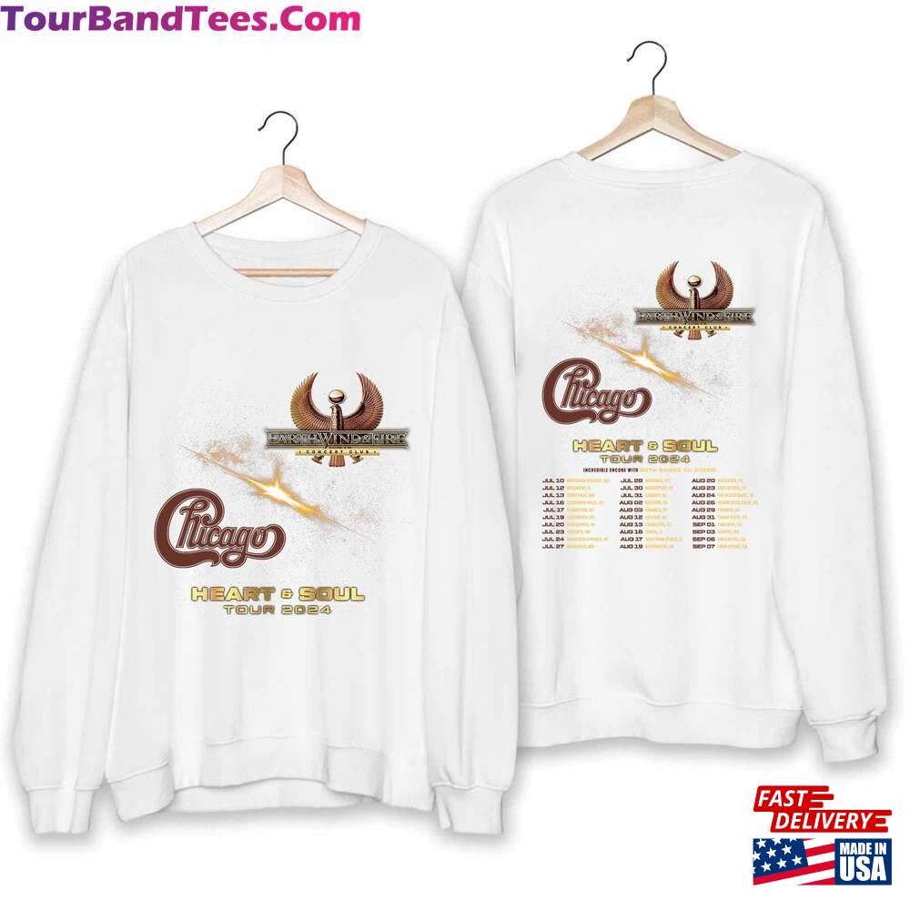 Earth Wind And Fire Chicago Tour Shirt Heart Amp Soul Sweatshirt Classic 29Uf106937 – Utopia Fashion