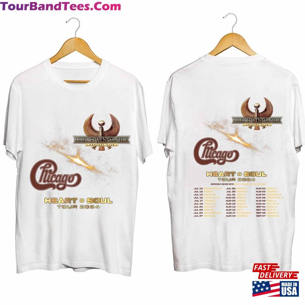 Earth Wind And Fire Chicago Tour Shirt Heart Amp Soul T-Shirt Classic 29Uf117951 – Utopia Fashion