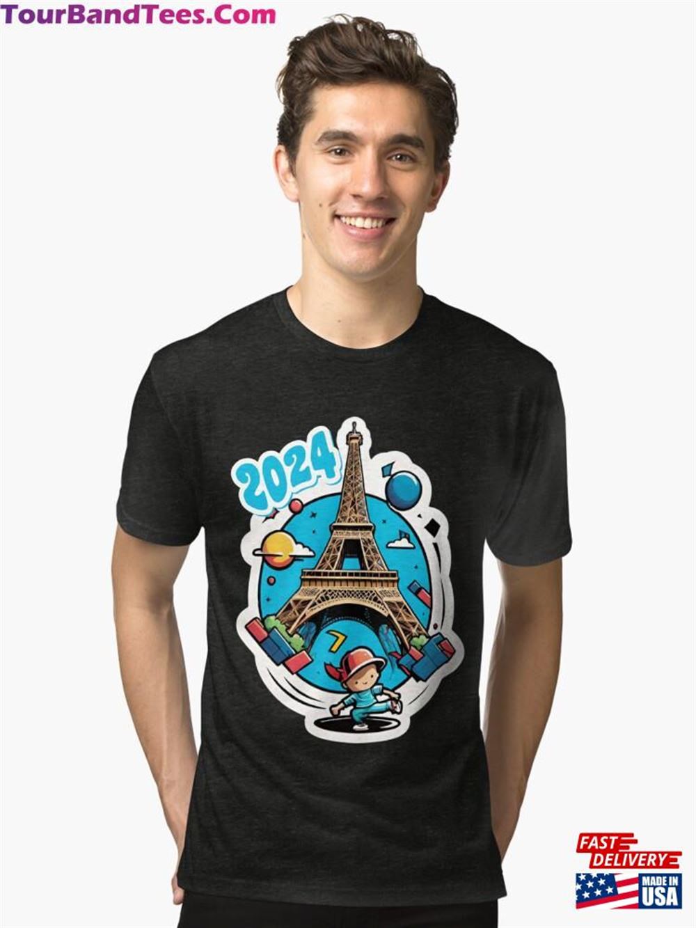 Eiffel Tower Paris Breakdance Tri Sweatshirt Unisex 29Uf116527 – Utopia Fashion