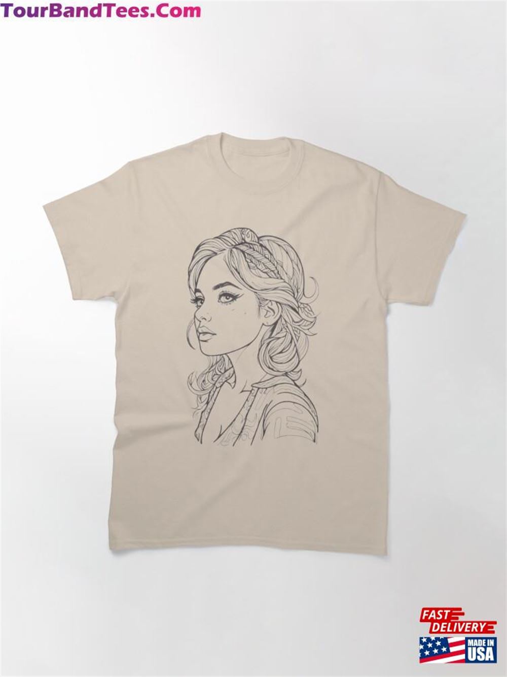 Elegant Beauty Ladies In Detailed Portraits Classic T-Shirt Unisex 29Uf097777 – Utopia Fashion