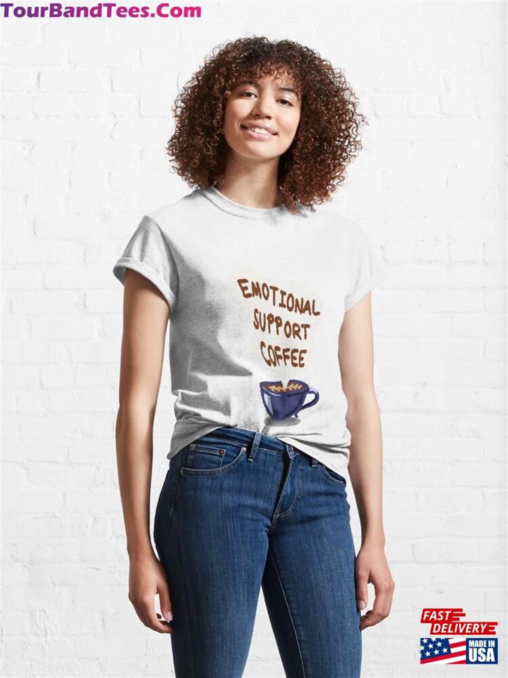 Emotional Support Coffee Classic T-Shirt Sweatshirt Hoodie 29Uf117528 – Utopia Fashion