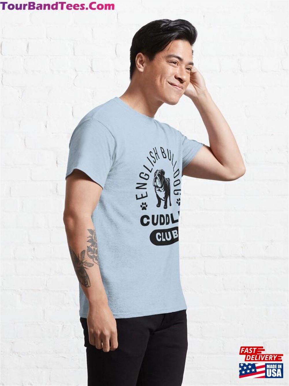 English Bulldog Cuddle Club Classic T-Shirt Unisex 29Uf117974 – Utopia Fashion