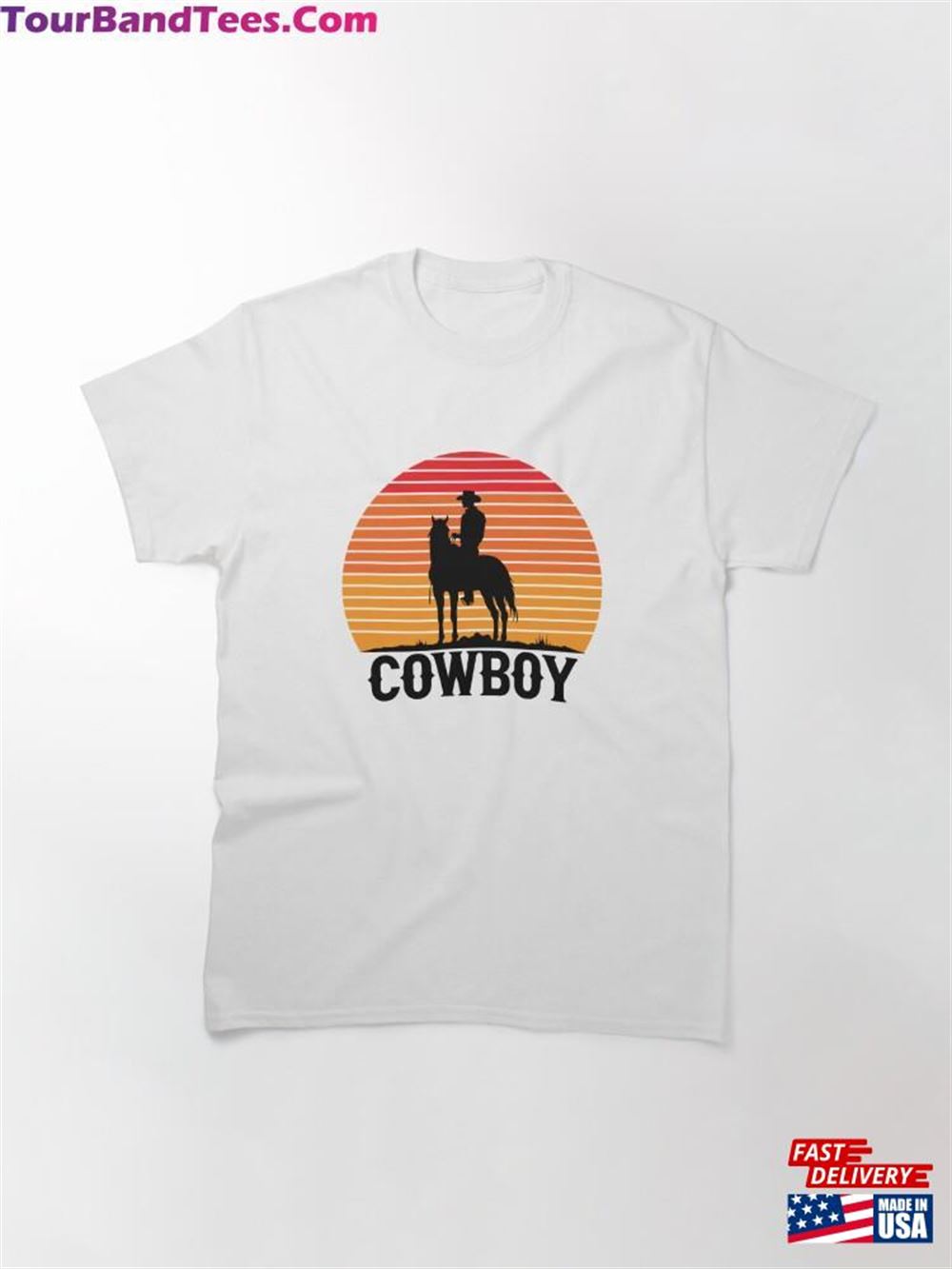 Epic Sunset Cowboys Classic T-Shirt 29Uf106062 – Utopia Fashion