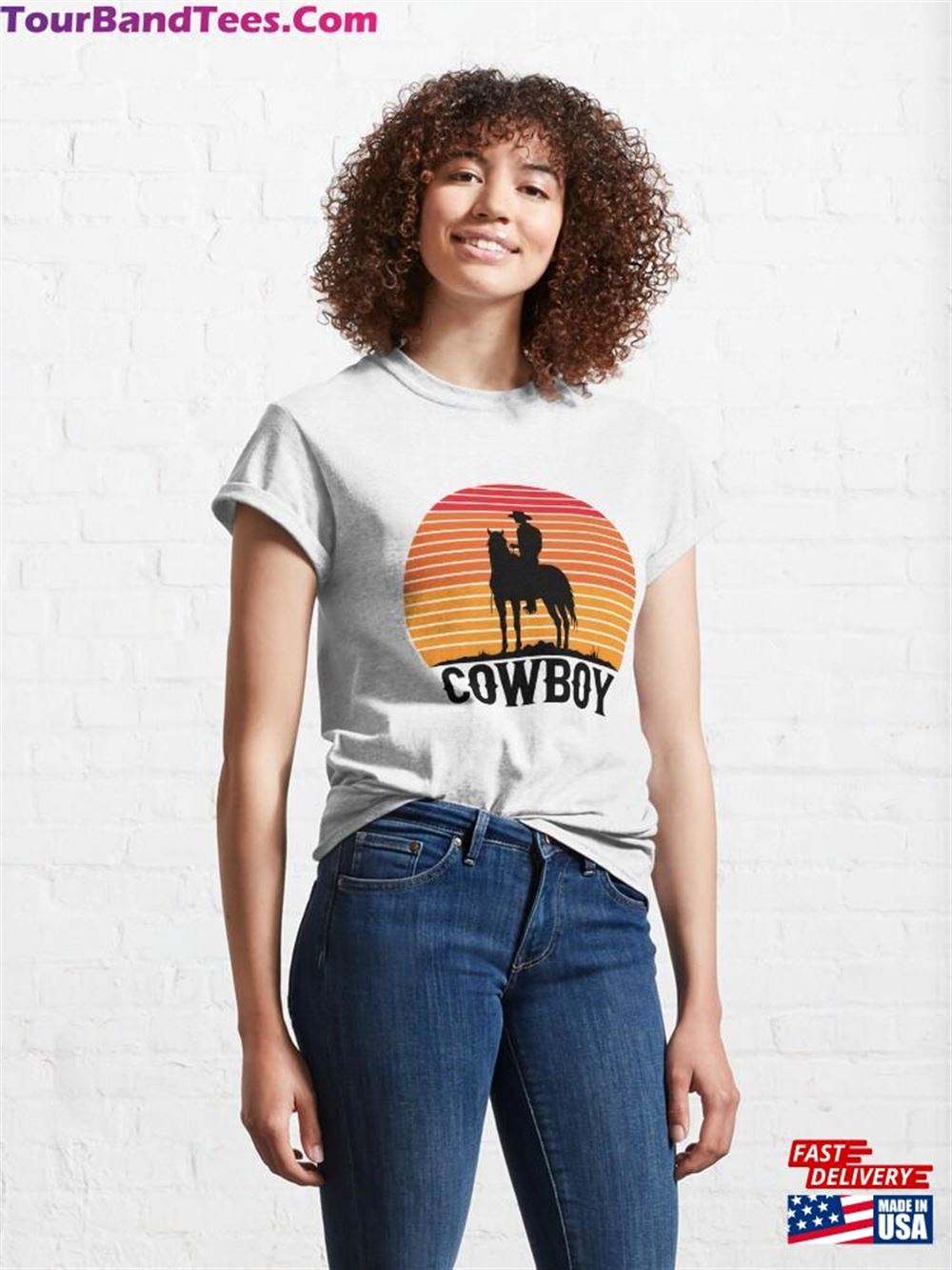 Epic Sunset Cowboys Classic T-Shirt 29Uf106062 – Utopia Fashion