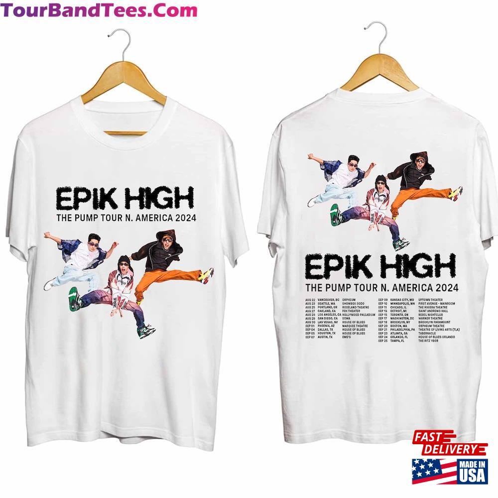 Epik High The Pump North America Tour Shirt Band Fan Classic Unisex 29Uf102424 – Utopia Fashion