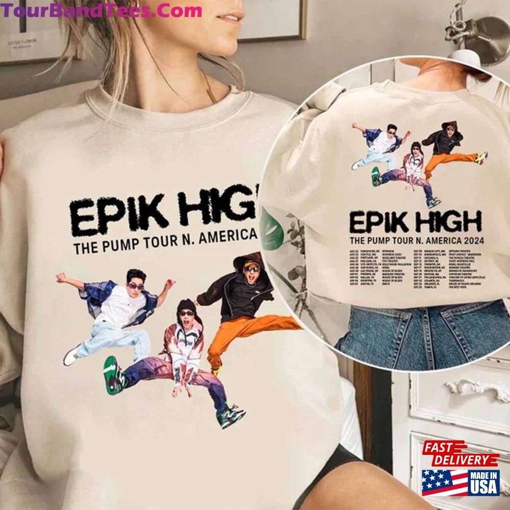 Epik High The Pump North America Tour Shirt Band Fan T-Shirt Classic 29Uf112009 – Utopia Fashion