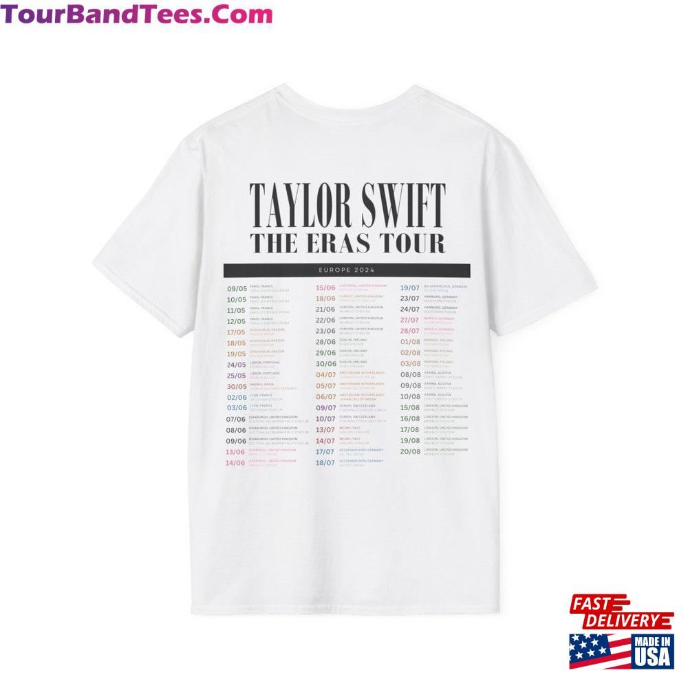 Eras Tour Concert T-Shirt Europe Dates Midnights Edition Hoodie 29Uf092889 – Utopia Fashion