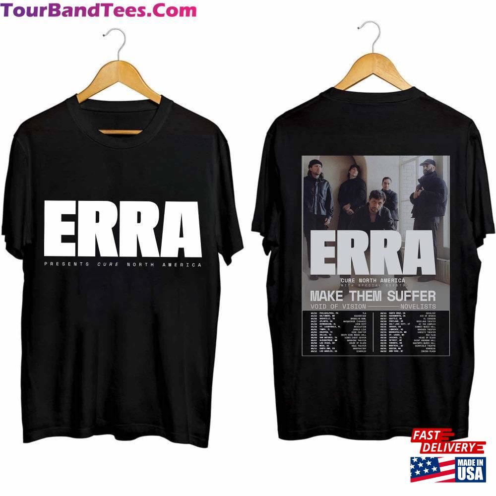 Erra Cure North American Tour Shirt Band Fan Concert T-Shirt Sweatshirt 29Uf106386 – Utopia Fashion